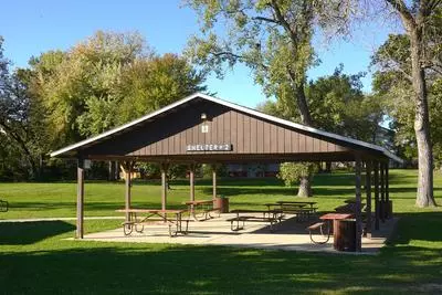 Evans Bossard Shelter #2 - Near bathrooms and Bandshell