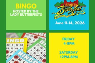 SPARTA BUTTERFEST BINGO 2026