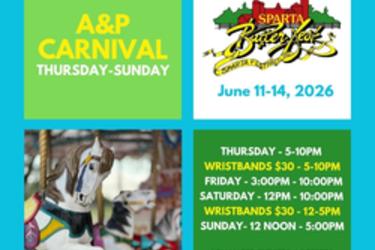 SPARTA BUTTERFEST CARNIVAL DETAILS 2026