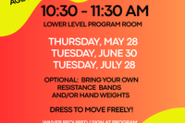 Work-it-out Chair Exercise - Sparta Free Library 