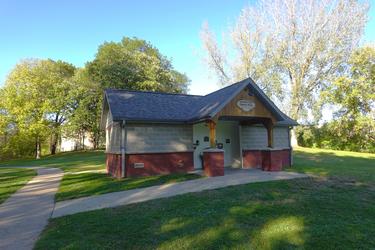 Evans Bossard outdoor restrooms near shelter #2 