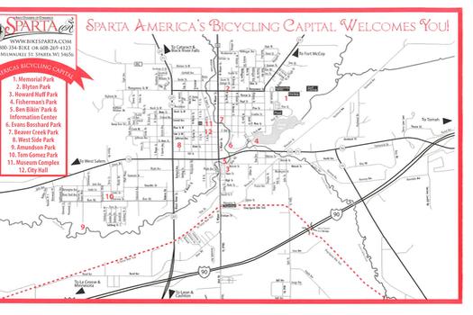City of Sparta Map 