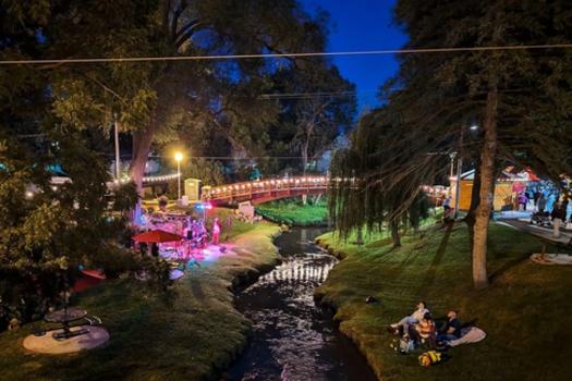 Live music in the park