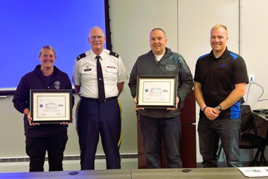 Sparta Police Department patriot award